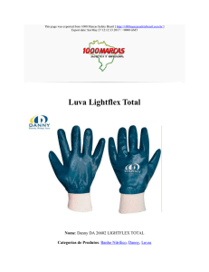 Luva Lightflex Total : 1000 Marcas Safety Brasil : http