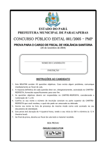 Fiscal de Vigilância Sanitária