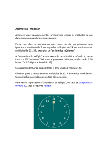 Aritmética Modular