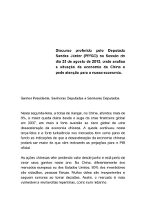 Discurso proferido pelo Deputado Sandes Júnior (PP/GO) na