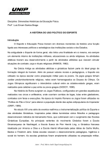 As escolas ginásticas: educação, saúde e nacionalismo