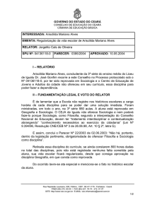 interessado(a) - Conselho de Educação do Ceará