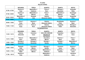 3º ANO - Colégio Alexander Fleming