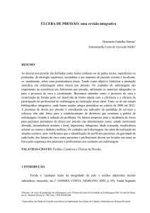 ÚLCERA DE PRESSÃO: uma revisão integrativa Deusinete