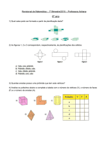 Revisional de Matemática – 1º Bimestre/2015 – Professora Adriana