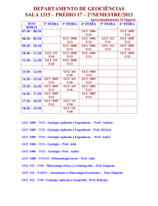 departamento de geociências