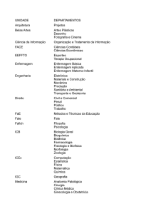 UNIDADE DEPARTAMENTOS Arquitetura Projetos Belas Artes