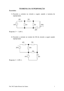 6. teorema da superposição