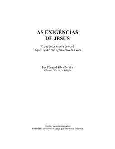 As Exigências de Jesus