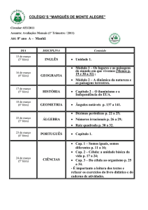 18 de março - Colégio Marques