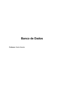 Banco de Dados - Danilo Giacobo