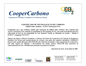 Certificado de Neutralização de Carbono: Edifício Solar Anchieta