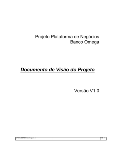 Banco Omega - Documento de Visão do Projeto