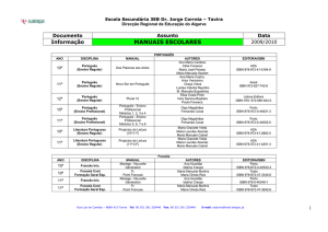 Documento - Agrupamento de Escolas Dr. Jorge Augusto Correia