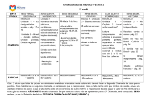 5 ano B 1etapa 2doc - Maxxi 30 anos de vidas