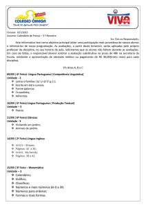 1º ao 5º Ano
