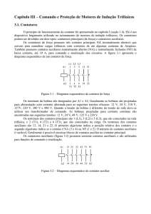 Capítulo III – Comando e Proteção de Motores de Indução Trifásicos