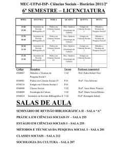 MEC-UFPel-ISP- Ciências Sociais -Bacharelado