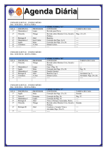Agenda diaria 1ªsérie