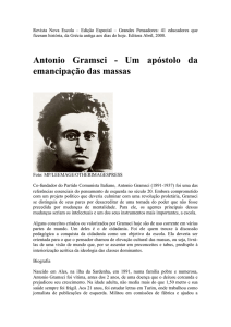 Antonio Gramsci - Um apóstolo da emancipação