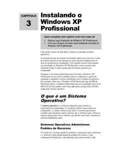 Instalando o Windows XP Professional