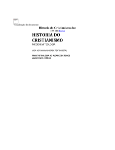 Historia do Cristianismo - Evangélicas - jreis128