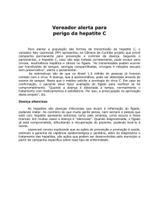 prevenção de hepatites virais - Câmara Municipal de Curitiba