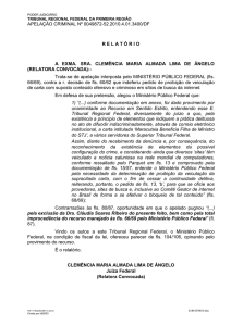 PODER JUDICIÁRIO TRIBUNAL REGIONAL FEDERAL DA