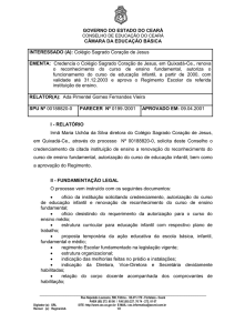 Parecer 0199/2001 - Conselho de Educação do Ceará