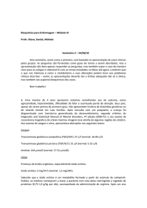 Bioquímica para Enfermagem – Módulo III Profs. Olavo, Daniel