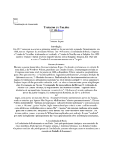 Tratados de Paz - GEOGRAFIA - Pretutim