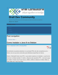 Como instalar o Java 8 no Debian : Drall Dev Community : http