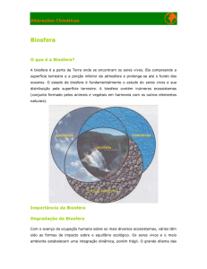 Alterações Climáticas – Biosfera - Moodle @ FCT-UNL