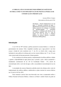 Políticas Públicas de Recursos Hídricos