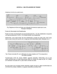 Multiplicadores de Tensão