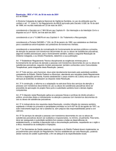Resolução - RDC nº 101, de 30 de maio de 2001