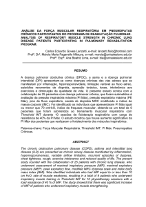 ANÁLISE DA FORÇA MUSCULAR RESPIRATÓRIA EM