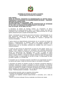 MI n. 001.2012 - SEF - Governo do Estado de Santa Catarina