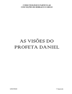 as visões do profeta daniel