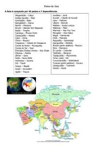 Países da Ásia - Parte I. - Escolamedici-9-ano-2015