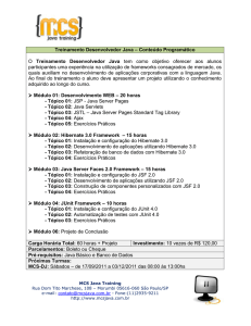 MCS JAVA – Levantamento Inicial da Turma Java Básico