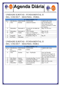 Agenda Diária 6º e 7º Anos