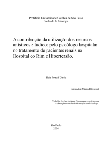 Utilização dos recursos artísticos e lúdicos no