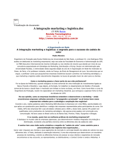 A integração marketing e logística - Aula01 - rolim_marcus