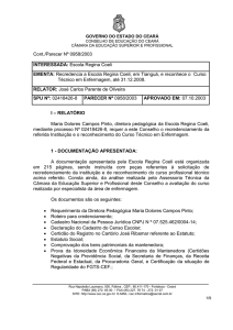 1.6 Estágio Supervisionado - Conselho de Educação do Ceará