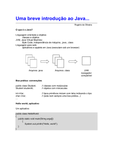 Uma breve introdução ao Java