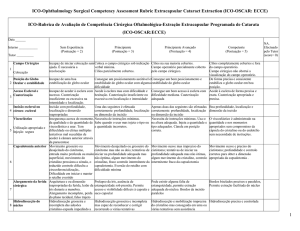 ICO-Ophthalmology Surgical Competency Assessment Rubric