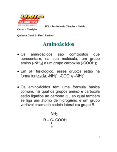 Aminoácidos - GEOCITIES.ws