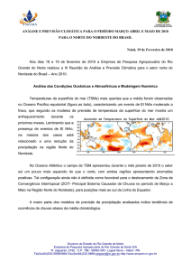 dados pluviométricos do município do natal – rn