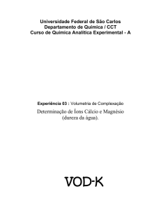 Experiência 03 : Volumetria de Complexação